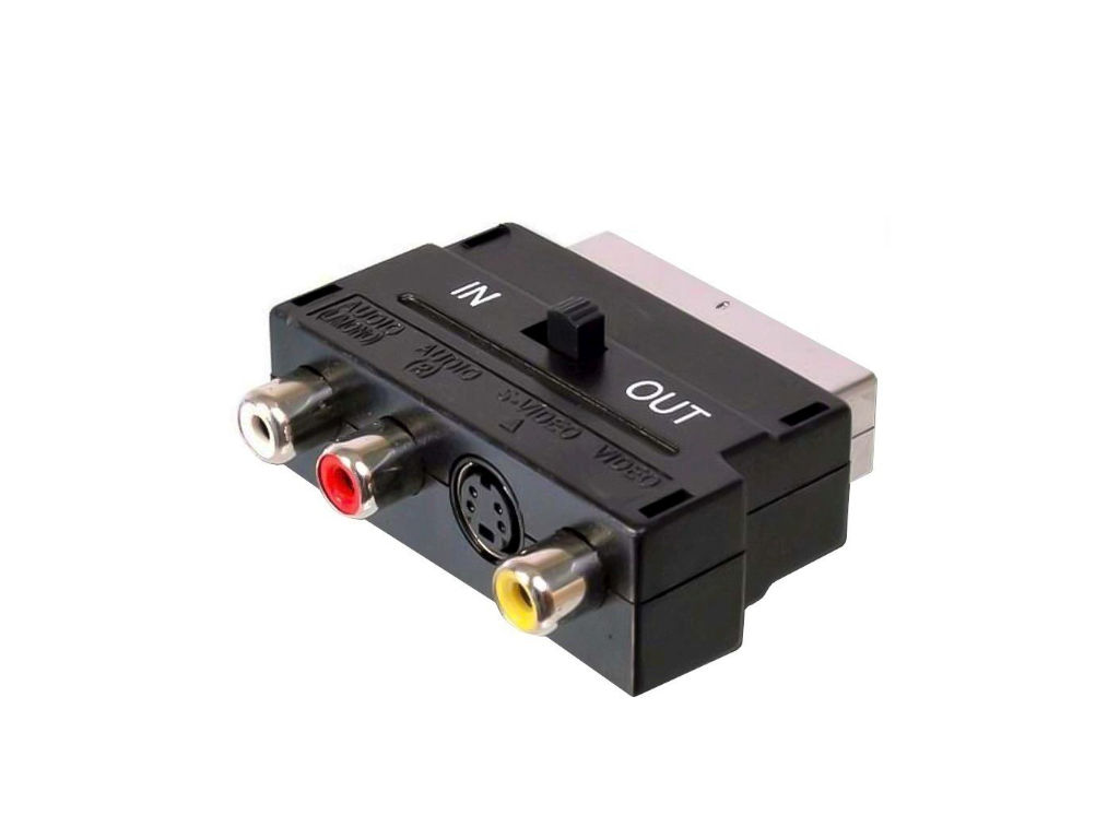 Redukce SCART / CINCH+S-VHS 
