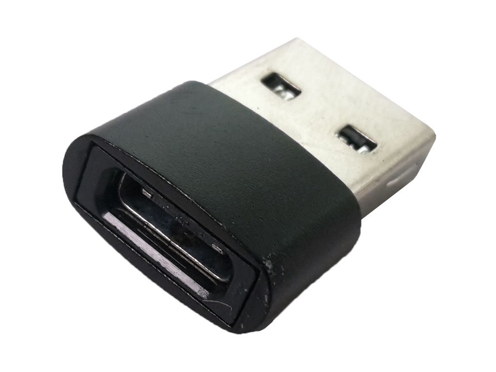 Redukce - adaptér USB-C na USB-A černý 
