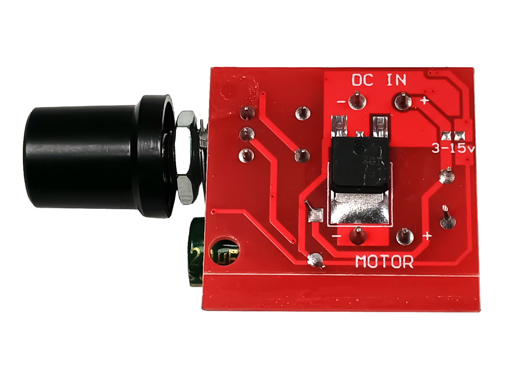 Regulátor otáček PWM stejnosměrných motorů ( DC ) 5 - 35V 5A, max. 90W