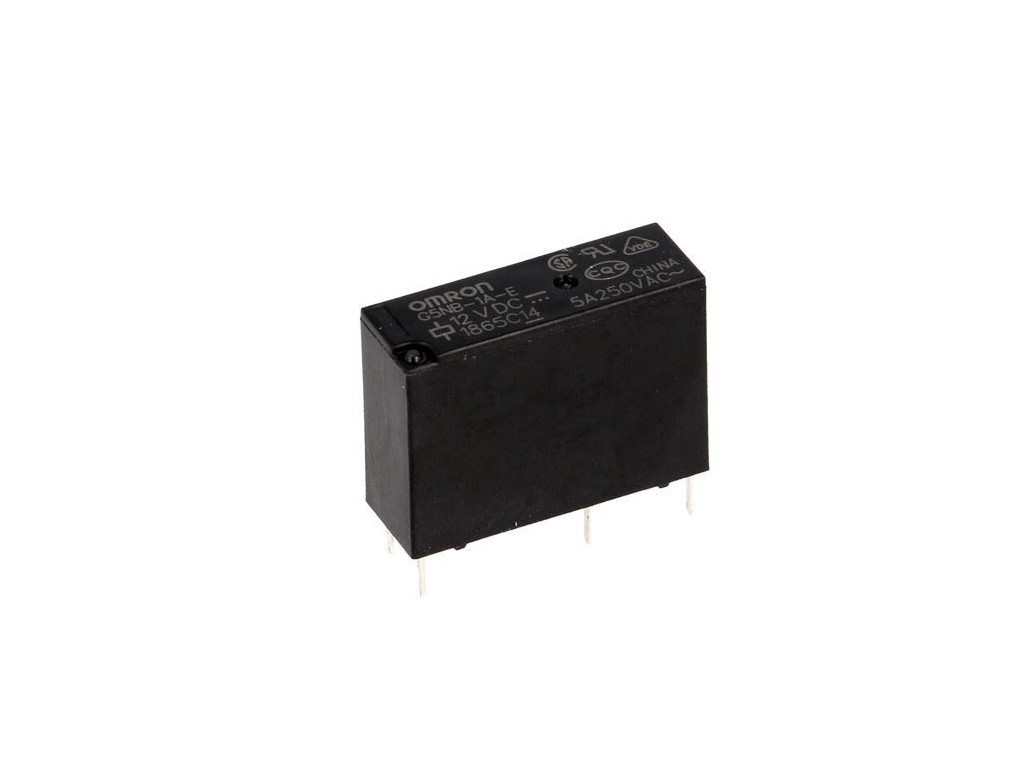 Relé 12V  1 x 250V AC / 5A  G5NB-1A-E 12VDC Omron