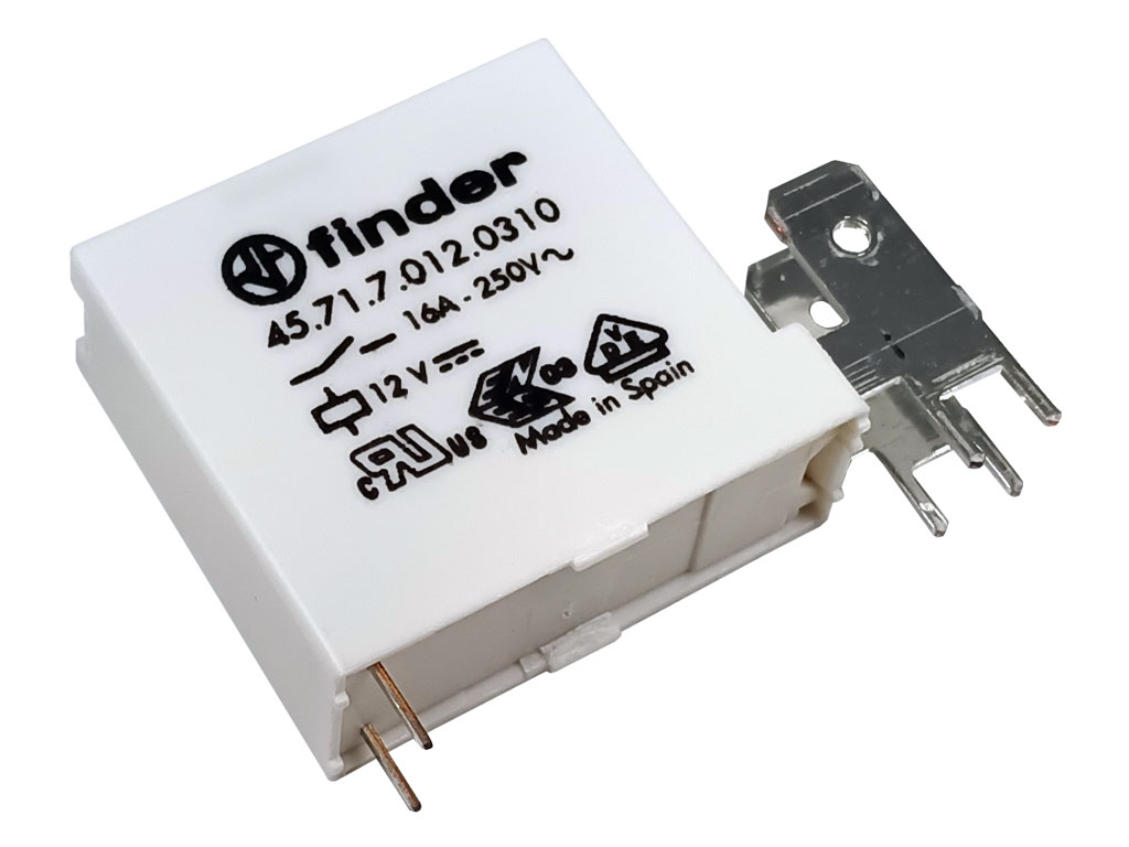 Relé 12V DC 1 x 250V / 16A 45.71.7.012.0310 Finder