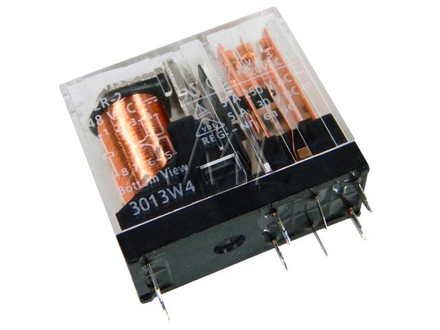 Relé 48V  1 x 250V / 5A G2R-2-48DC  Omron 