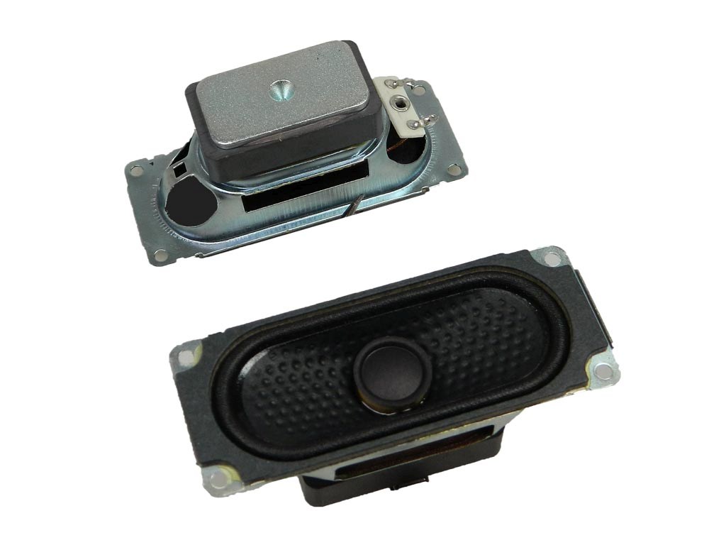 Reproduktor TV LCD 6 ohm 10W / 14W širokopásmový, 35mm hloubka, dodává se 1pár = 2ks.