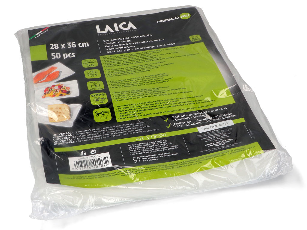 Sáčky do vakuovačky 28 x 36 cm, sada 50ks, LAICA VT3500 
