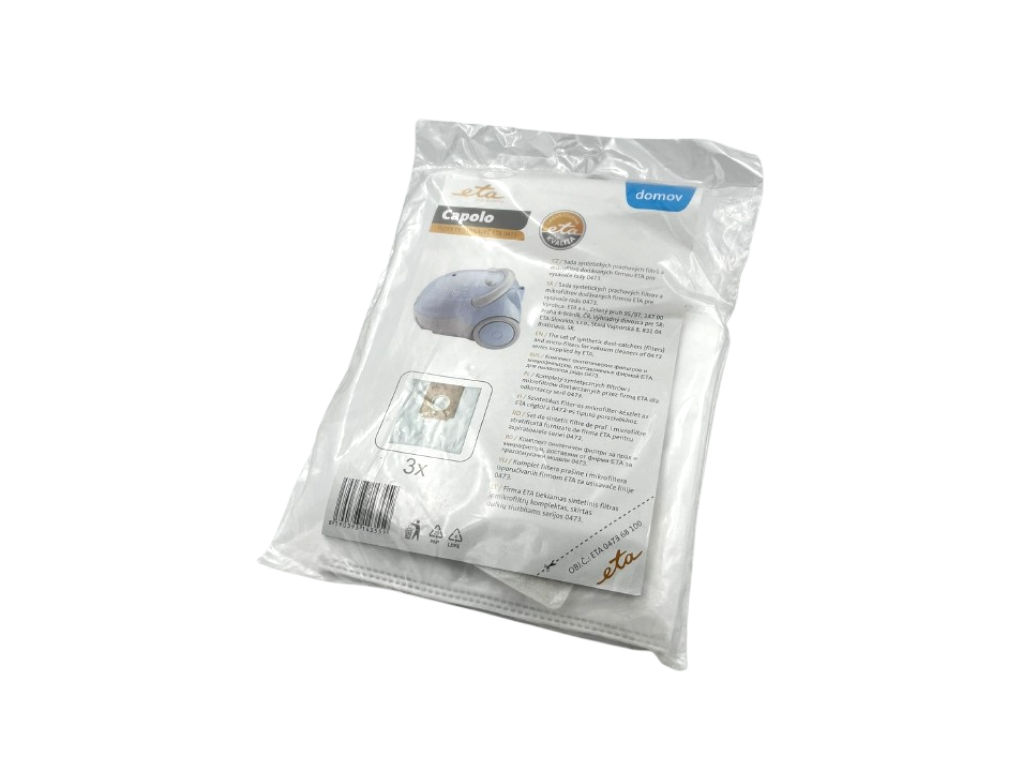 Sáčky do vysavače Eta 0473, syntetické pytlíky do vysavače 3 ks ( ETA 0473 368100 )
