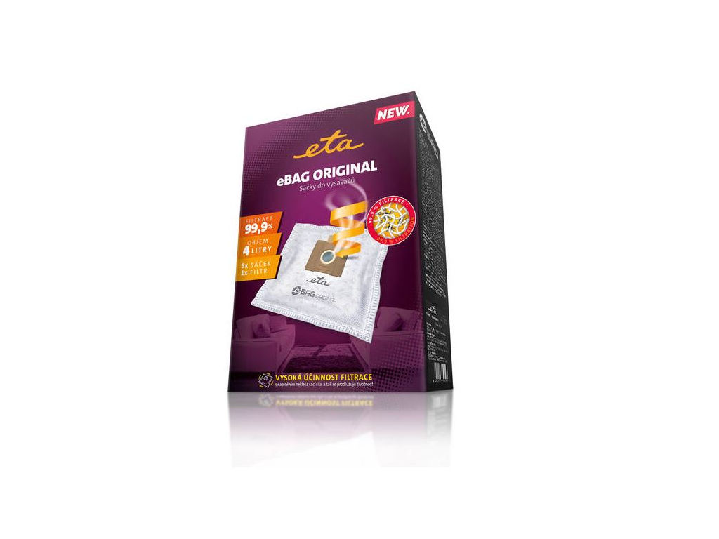 Sáčky do vysavače Eta, eBAG originál, balení 5 ks 