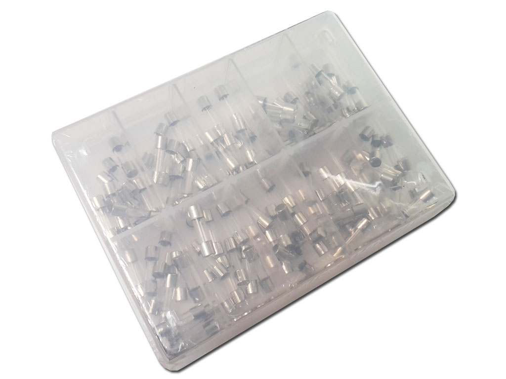 Sada F rychlých pojistek 5x20 mm 100 ks, 0.1A - 5A