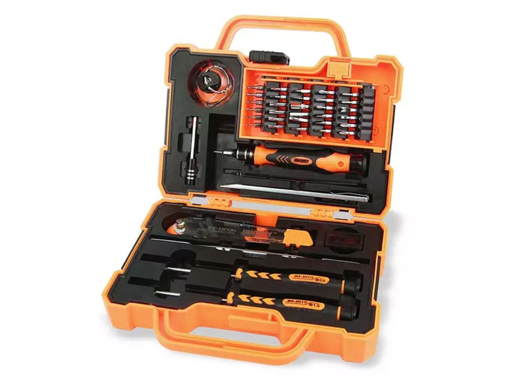 Sada nářadí Jakemy JM-8139, sada bitů 47 v 1, precizní sada šroubováků a nástrojů pro opravy mobilních telefonů, notebooků a elektroniky 