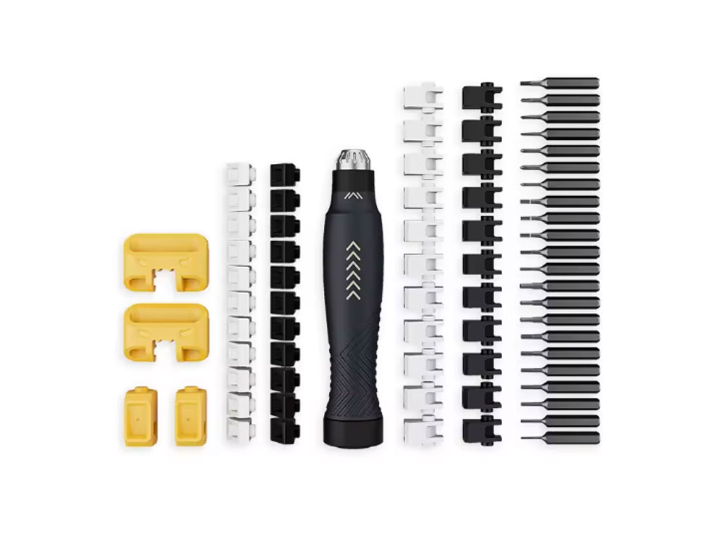 Sada nářadí Jakemy JM-8185, sada šroubováků 25 v 1 + stavebnice, sada mikrobitů H4 ( 1/6" ) 