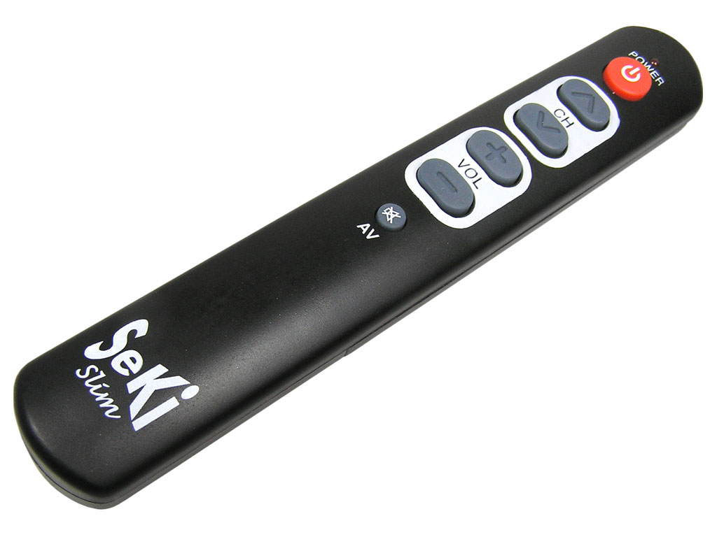 SeKi Slim - univerzální učící se dálkový ovladač černý               