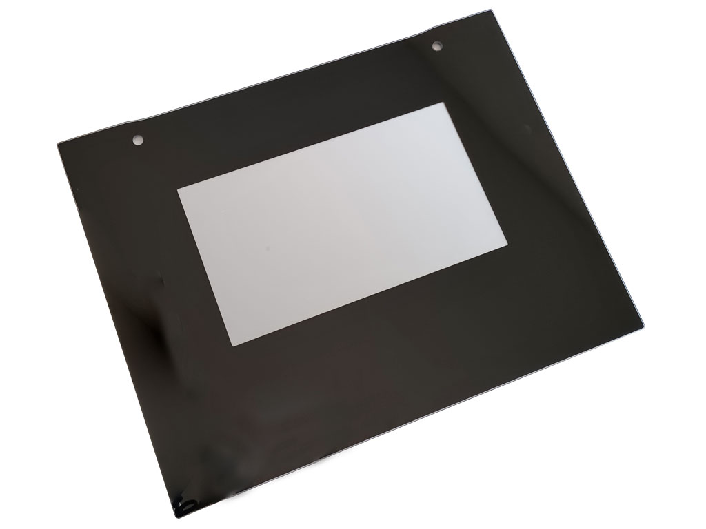 Sklo dveří trouby, vnější 12571100A00364 MIDEA, originál