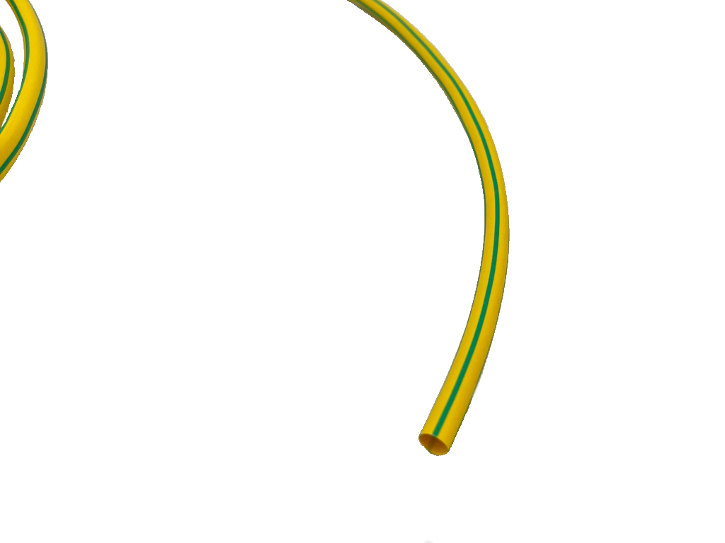 Smršťovací bužírka žlutozelená 6/3 mm