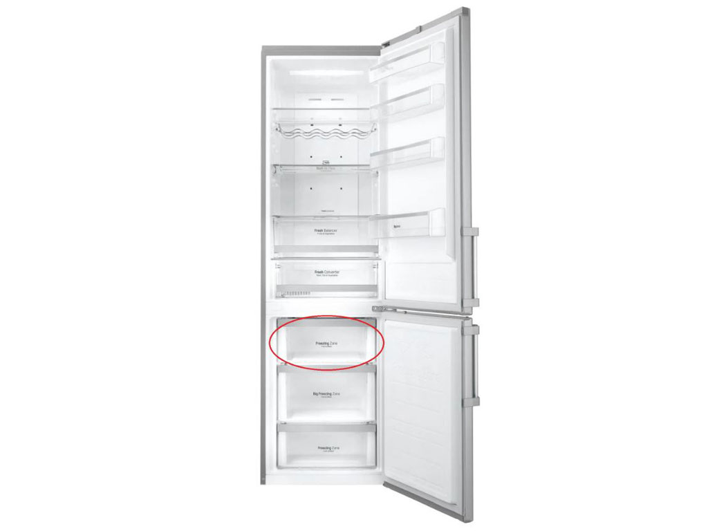 Šuplík mrazáku chladničky LG AJP74874402