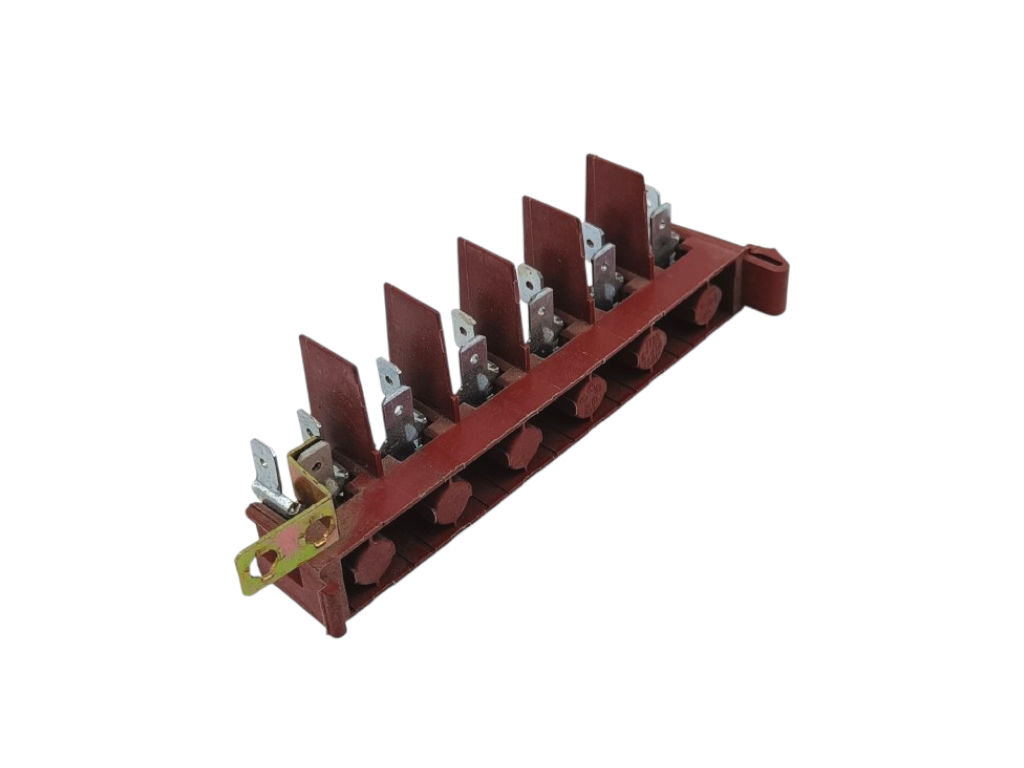 Svorkovnice připojení vodičů 6 pólová na sporáky univerzální