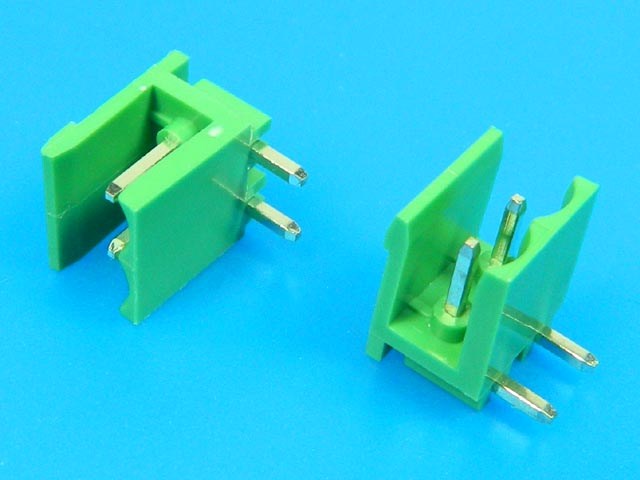 Svorkovnice rozpojovací do plošného spoje Male 2 póly zelená TBG-5-KB-2P/GN 