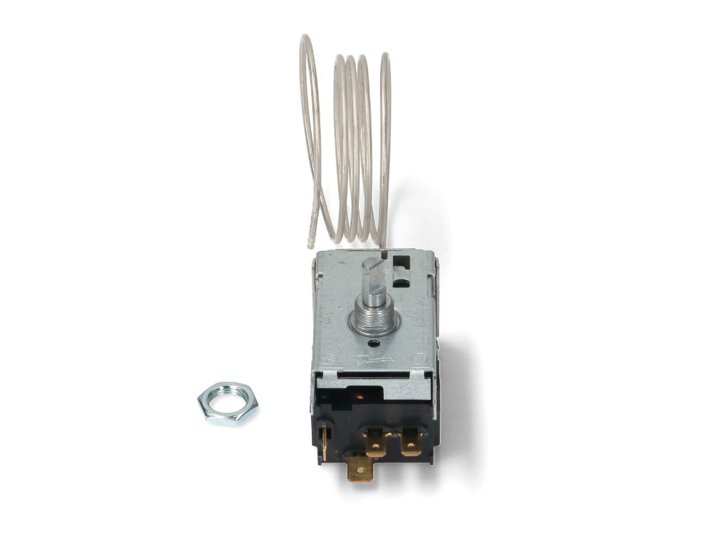 Termostat lednice Gorenje HZS2926, 597975 / 596249 / 147471 -  Danfoss 077B6184 / 077B6986 – mechanický termostat