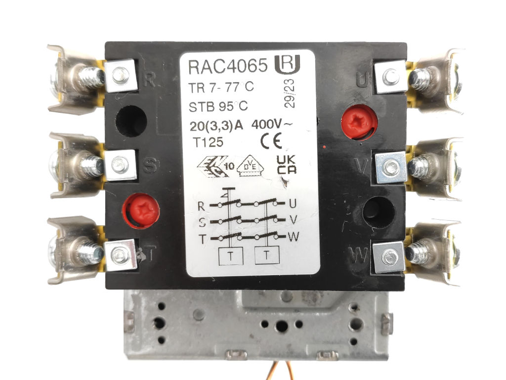 Termostat s pojistkou do bojleru Dražice, RAC4065 400V
