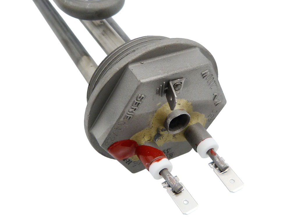 Topné těleso 2000W 230V šroubové, celonerezové G6/4" do bojleru