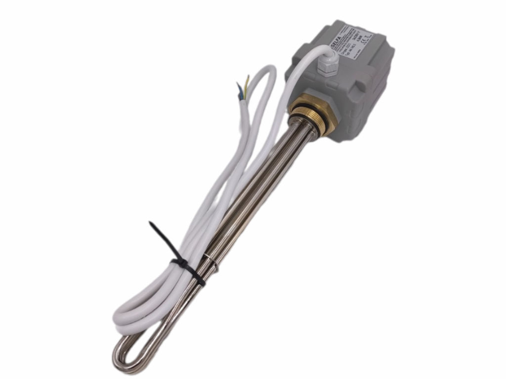 Topné těleso 4500W 3x230V (Y) s termostatem závit G6/4`