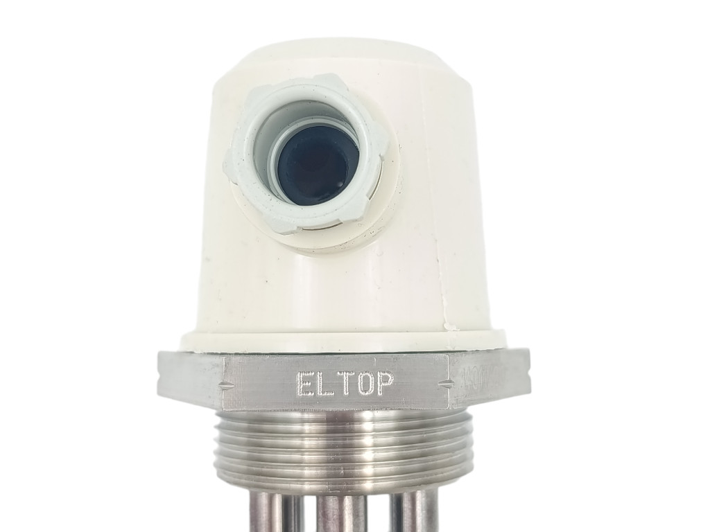 Topné těleso 6000W 230/400V G 6/4" celonerezové l=428mm, myčka plastových beden