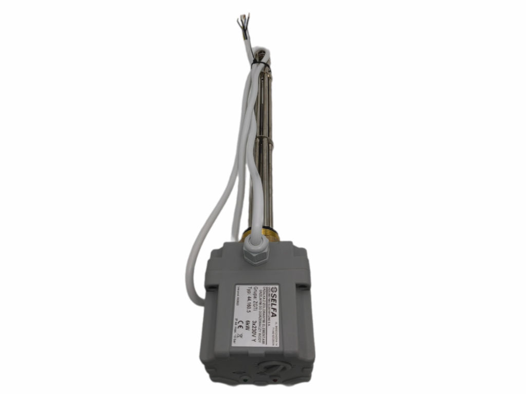 Topné těleso 6000W 3x230V s termostatem závit G 6/4"