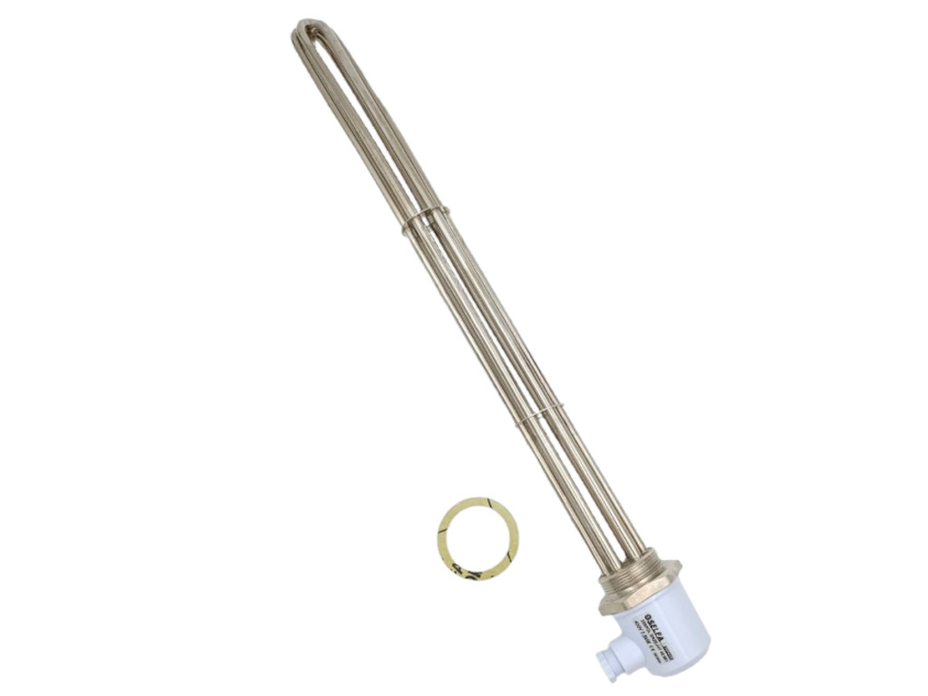 Topné těleso 7,5 KW elektrokotel, bojler chrom 7500 W, délka 520mm