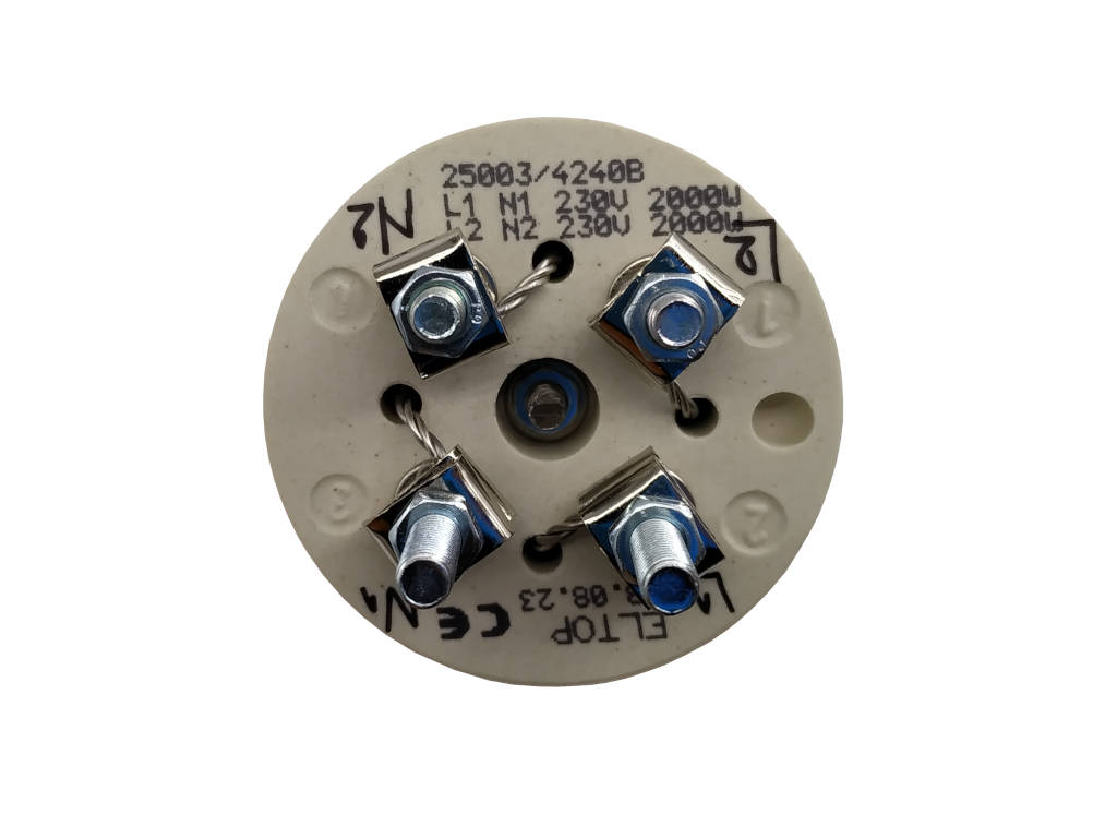 Topné těleso keramické 4000 W / 2000 W 230 V DC + 2000 W 230 V