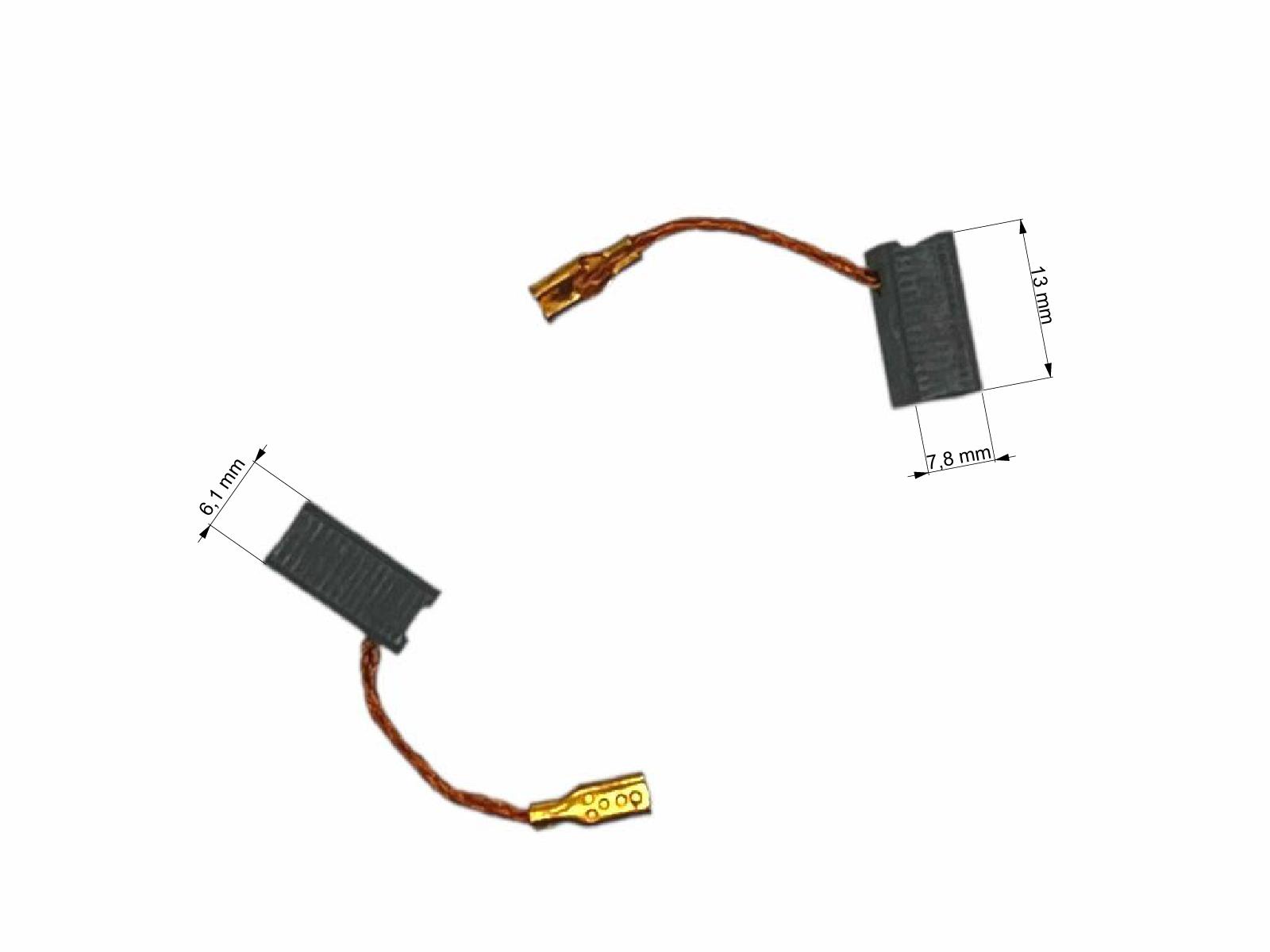 Uhlíky Bosch 2ks, 6,1 x 7,8 x 13,0 mm, 1619P02870, uhlíky do elektromotorů