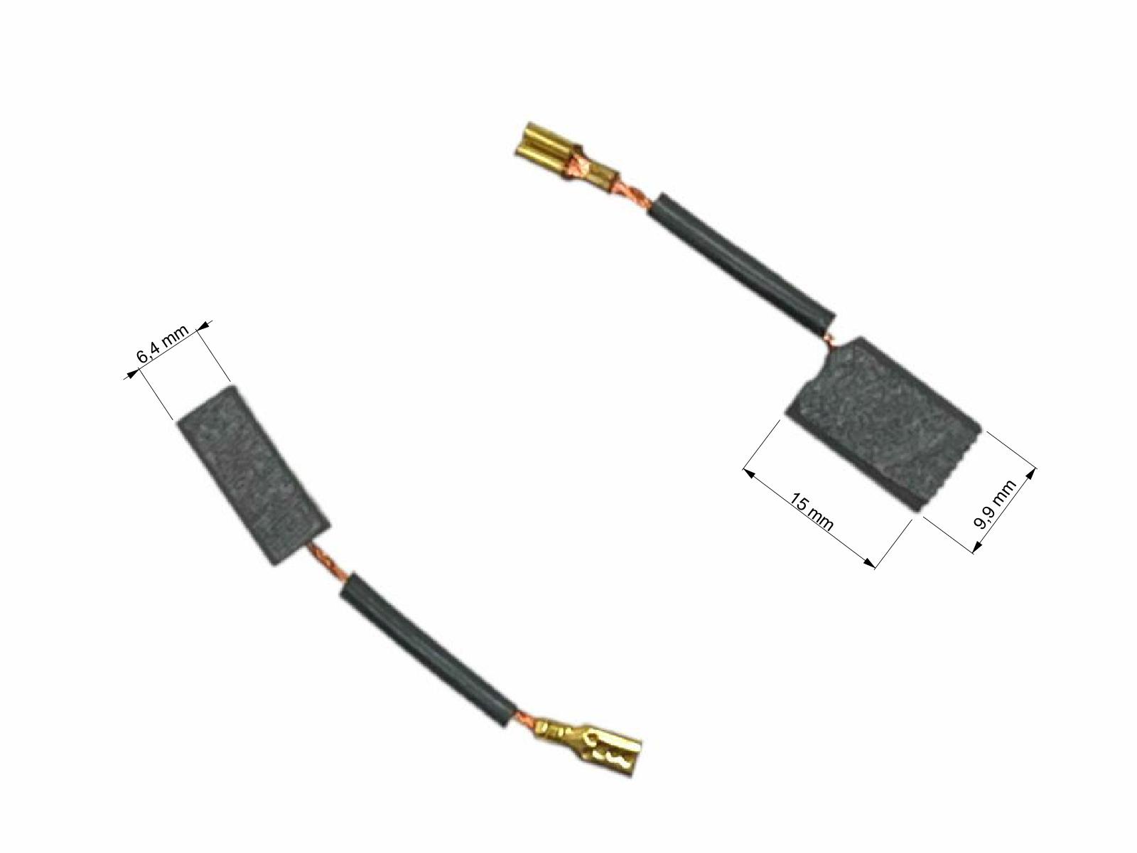 Uhlíky Dewalt 2ks, 6,4 x 9,9 x 15,0 mm, 596419-00, uhlíky do elektromotorů