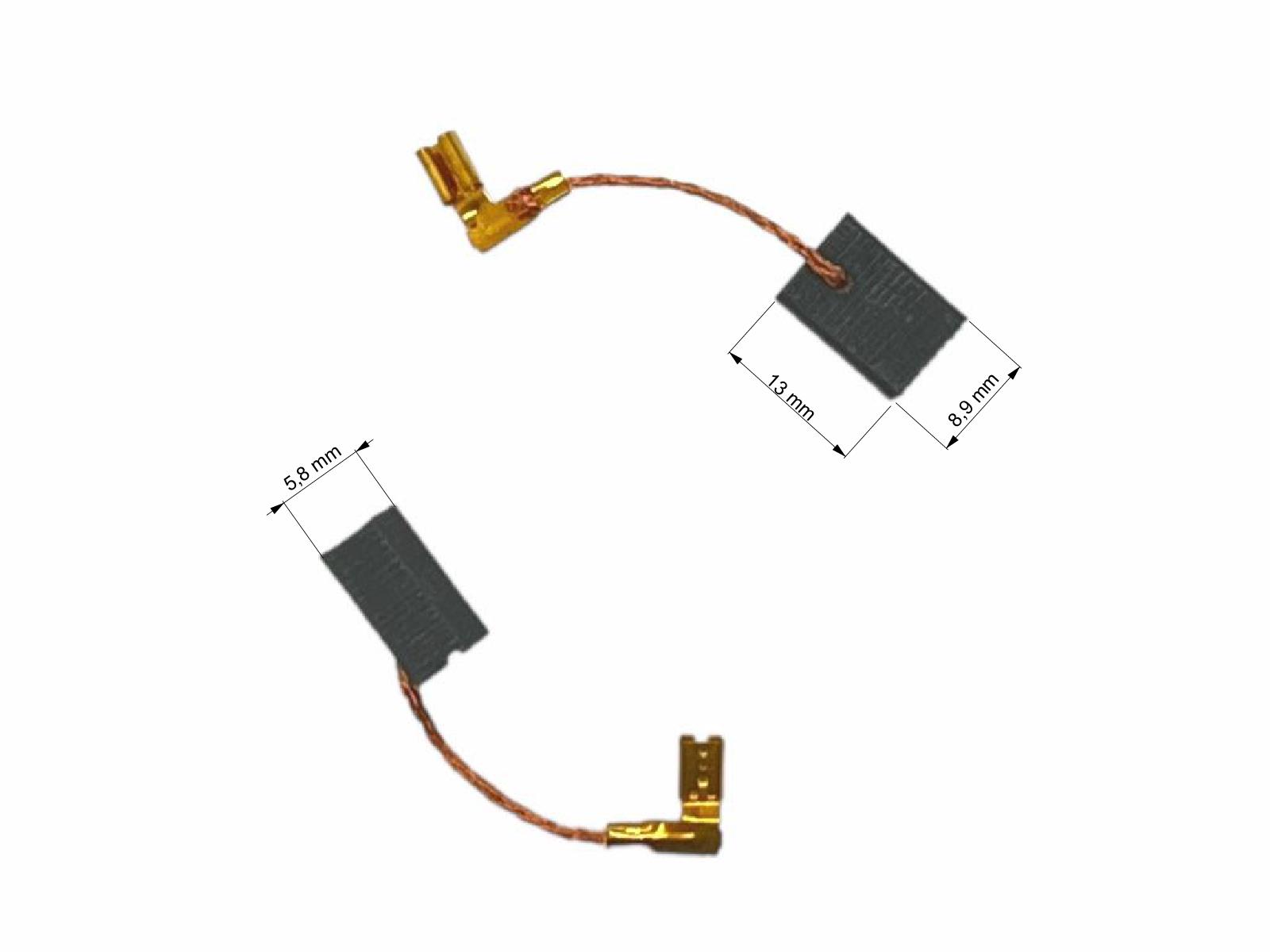 Uhlíky Makita 2ks, 5,8 x 8,9 x 13,0 mm, CB459, 194722-3, uhlíky do elektromotorů