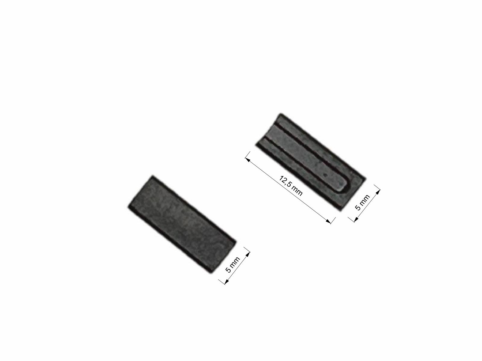 Uhlíky Zelmer 2ks, 5 x 5 x 12,5 mm, uhlíky elektromotoru šlehače Zelmer 181, 281, 381, 394, 393, 493