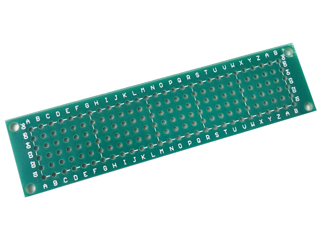 Univerzální plošný spoj, jednostranný 20 x 80 mm