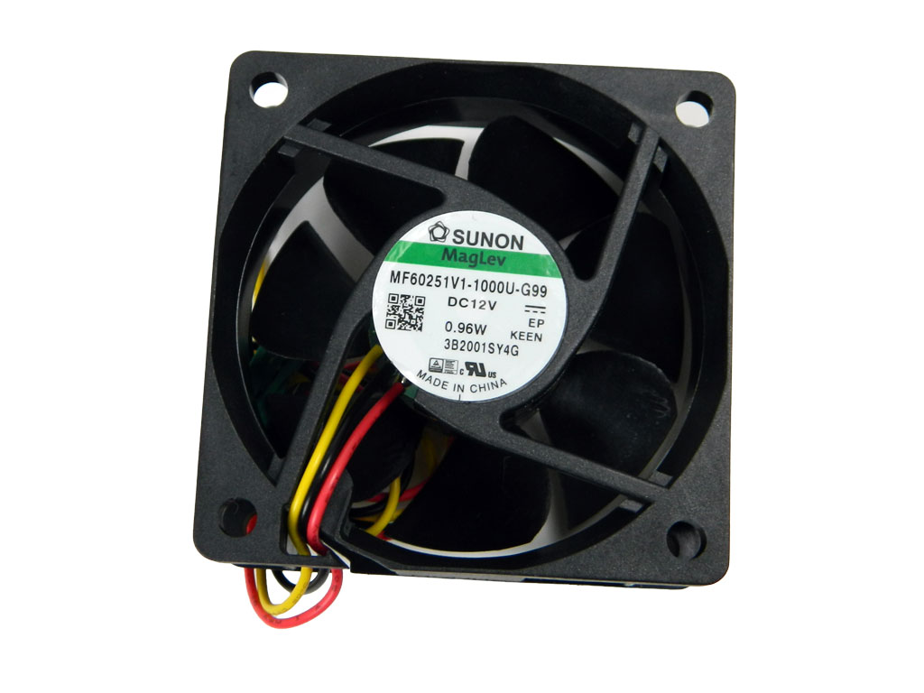 Ventilátor 60x60x25mm  12V / 80mA  Sunon MagLev MB60251V1-1000U-G99