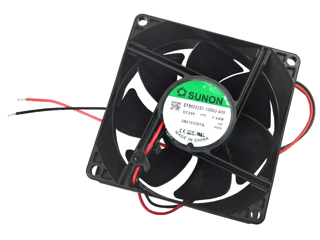 Ventilátor 80x80x25mm  24V / 55mA  Sunon EF80252S1-1000U-A99