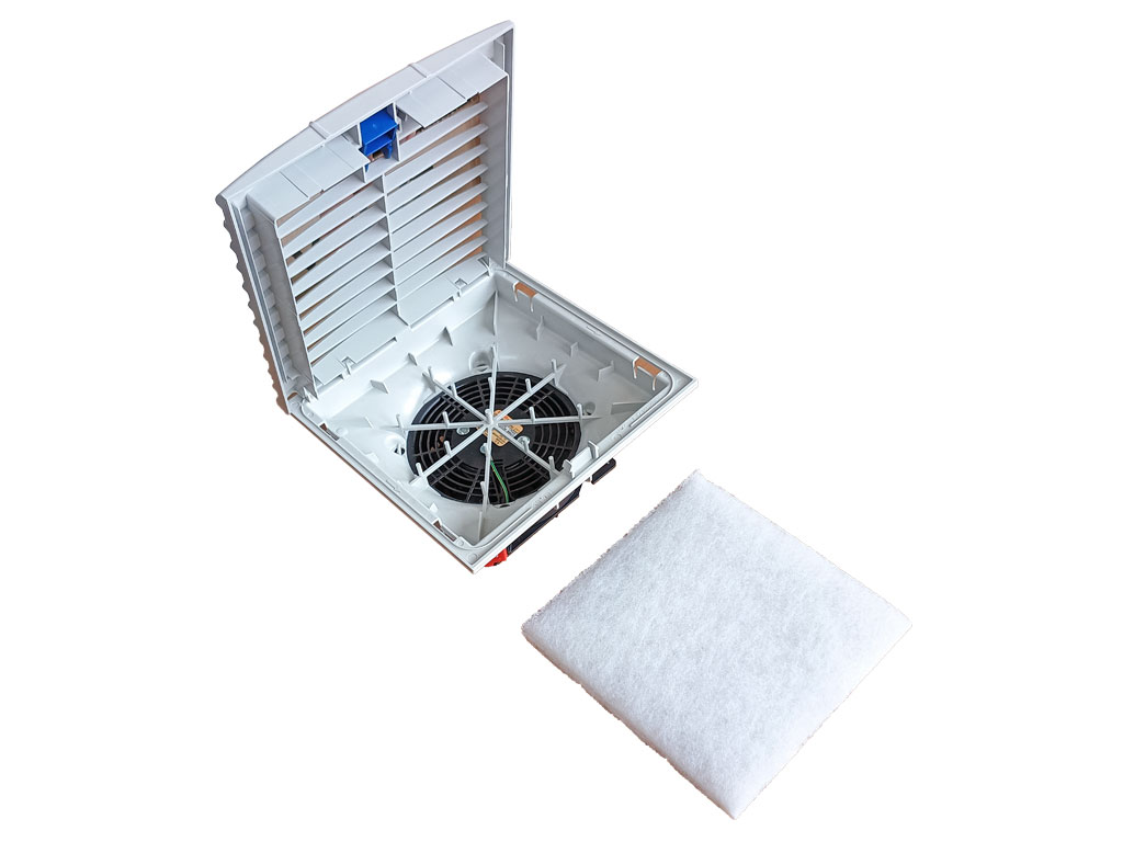 Ventilátor s filtrem 204 x 204 x 90 230V AC / 120mA  SK 3239.100 RITTAL