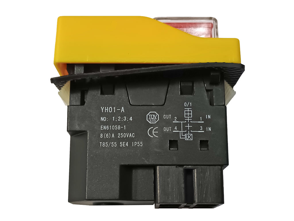 Vypínač, elektromagnetický spínač elektrického nářadí CK-1 / KJD6 4K / YH01-A / ZCD-01