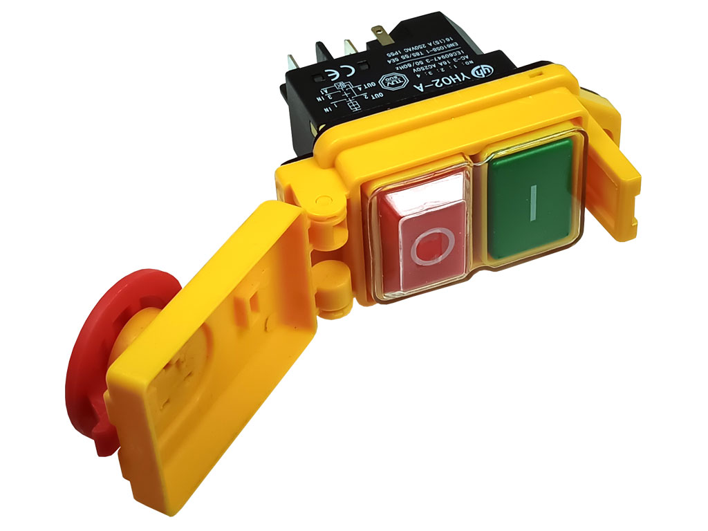 Vypínač, elektromagnetický spínač elektrického nářadí YH02-A A18R / KJD17B / WM210V KLD / DKLD DZ-6