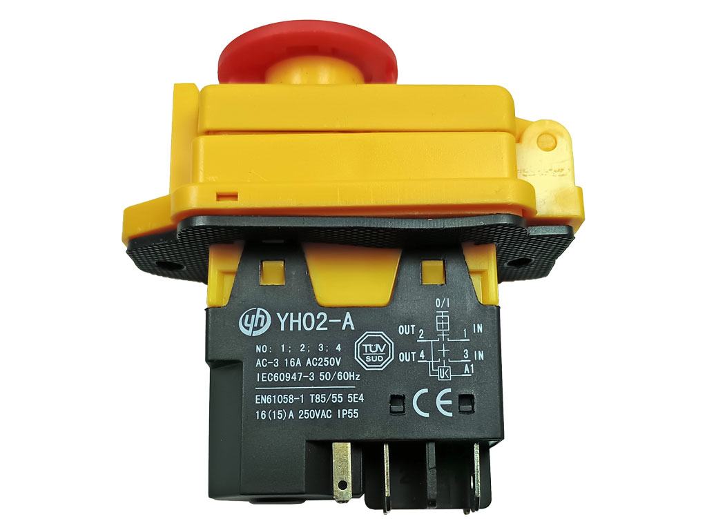 Vypínač, elektromagnetický spínač elektrického nářadí YH02-A A18R / KJD17B / WM210V KLD / DKLD DZ-6