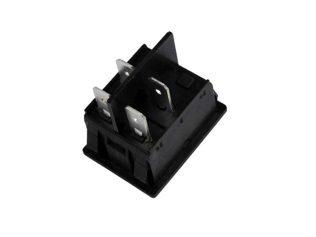 Vypínač kolébkový 1832.3602 černý OFF-ON