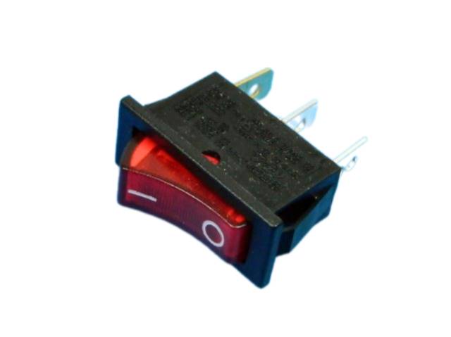 Vypínač kolébkový SCI RS1391BBR2N2   červená ON-OFF