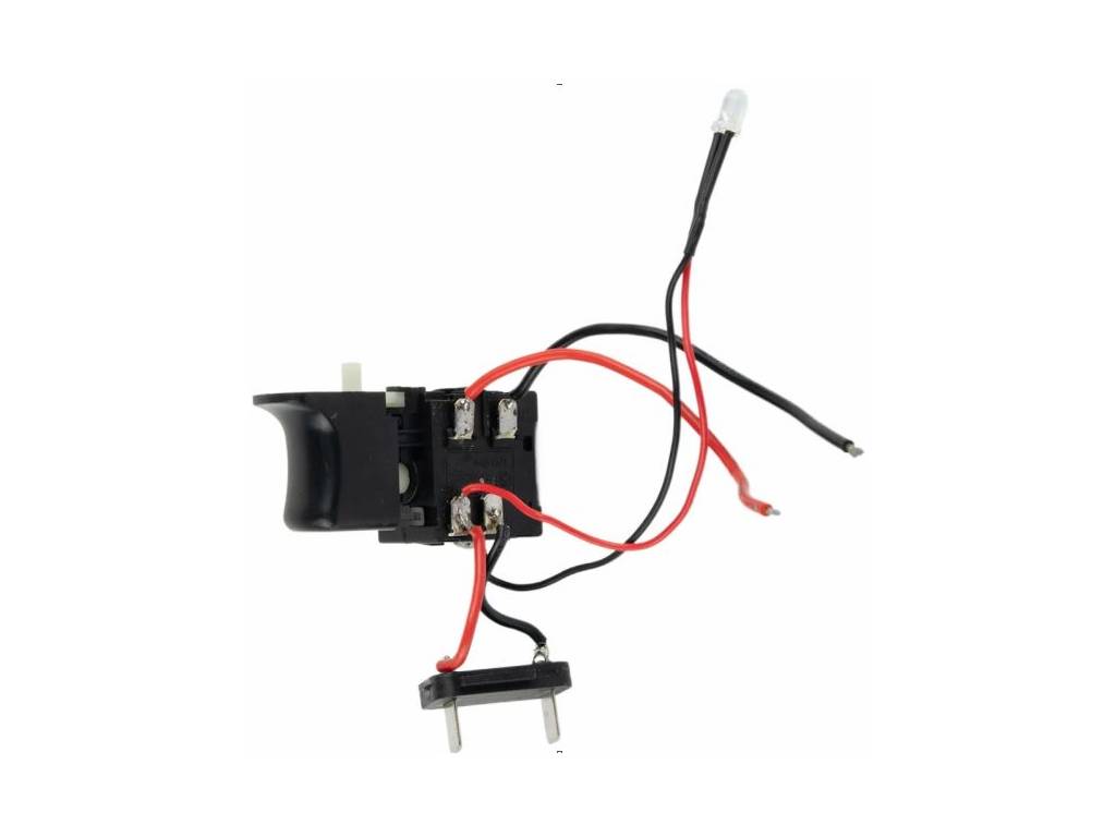 Vypínač na vrtačku Parkside PBSA 12 B1 aku., náhradní spínač aku šroubováku, vrtačky Einhell