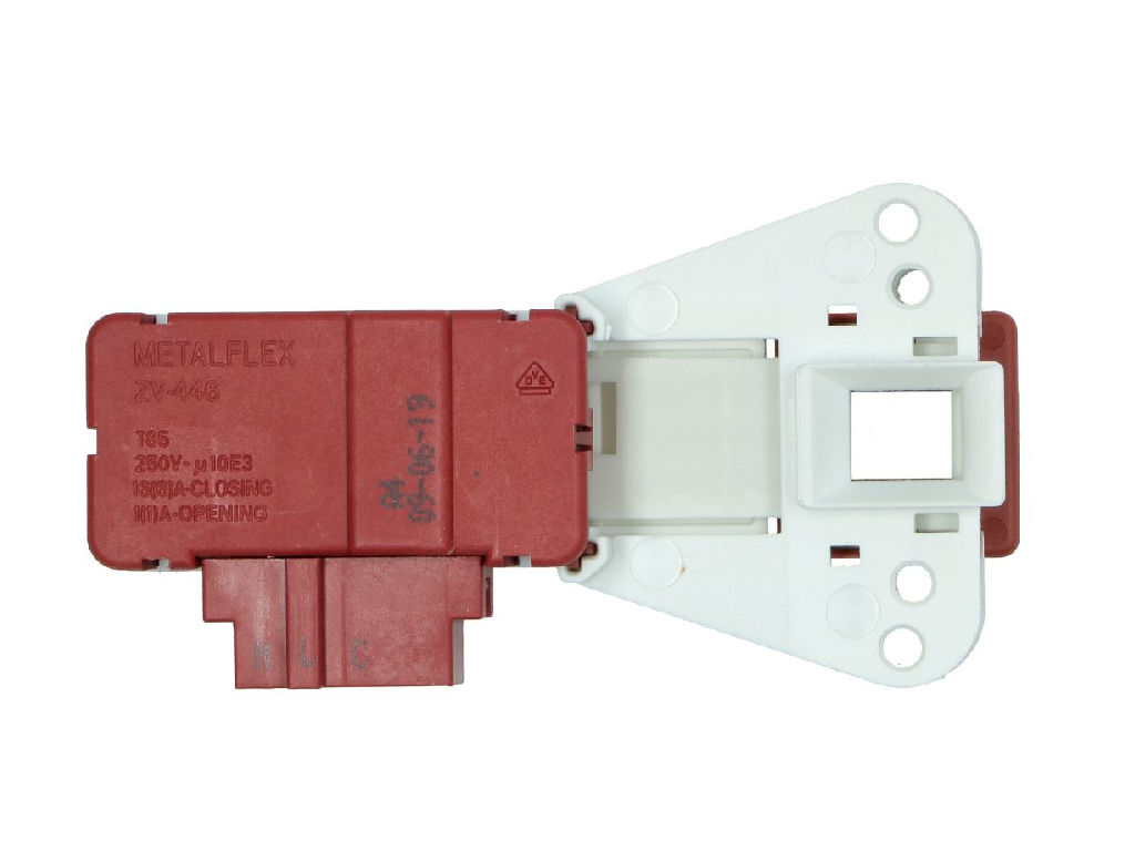 Zámek, blokování dvířek pračky 481202308009 WHIRLPOOL / INDESIT, náhrada
