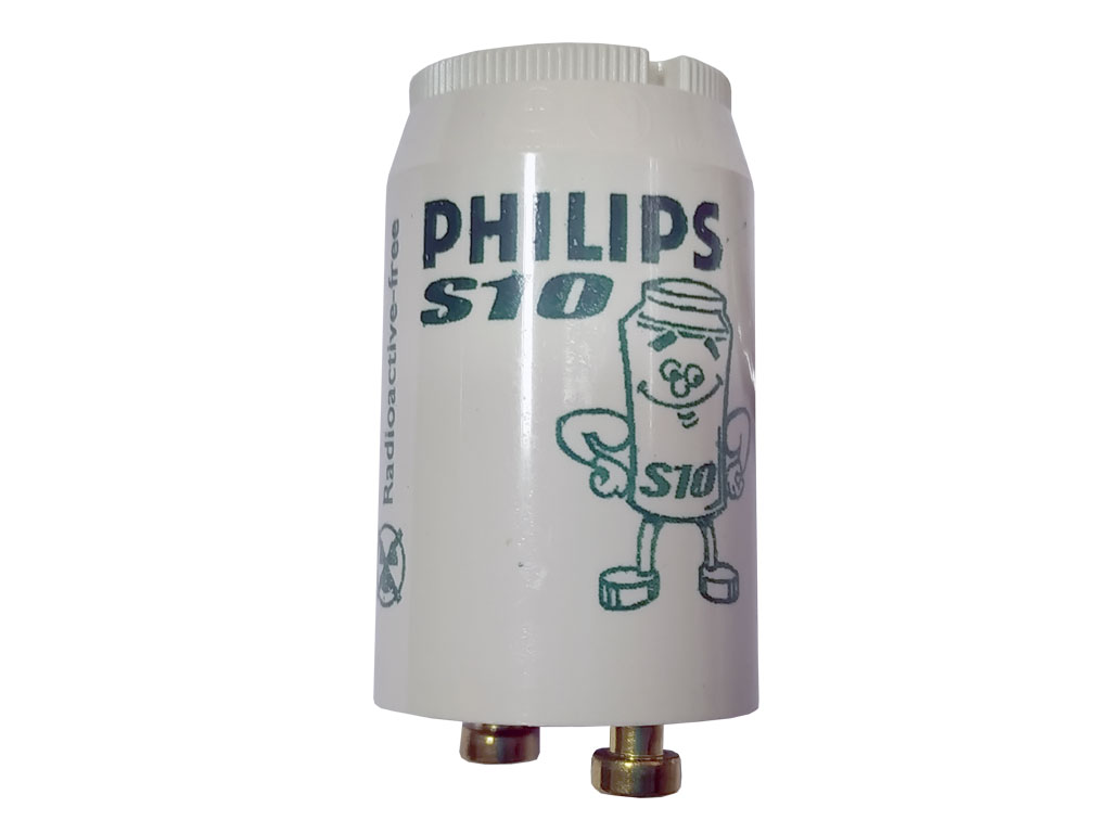 Zářivkový startér Philips S10 4-65W