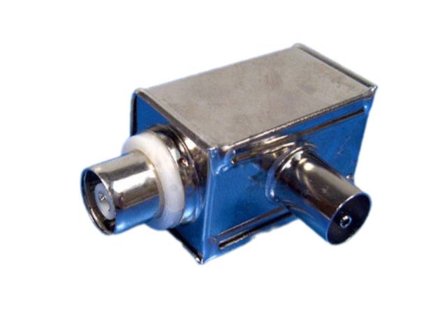 anténní IEC filtr kovový pro 100Hz TV  - galvanické oddělení antény