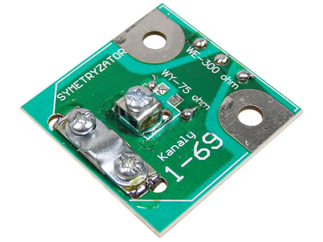 anténní symetrizační člen 300 na 75ohm