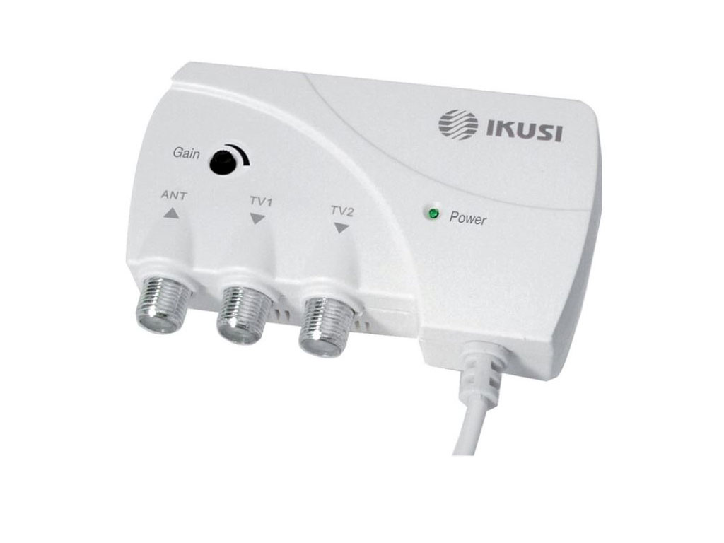 anténní zesilovač Ikusi ATP-200   1x vstup - 2x výstup linkový LTE700