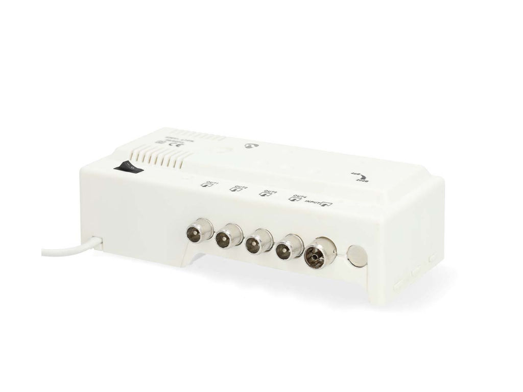 antenní zesilovač domovní SAMP42244WT Nedis zesílení 20dB 4 výstupy