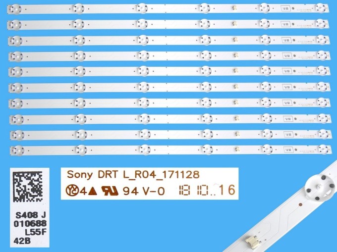 Sada LED podsvitu 530mm pro LCD TV Sony 10 pásků DLED