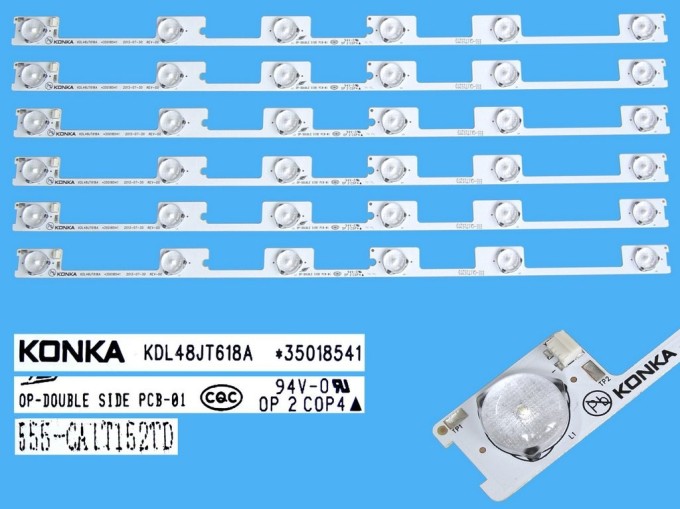 LED podsvícení 442mm 6 LED sada pro LCD TV Sencor
