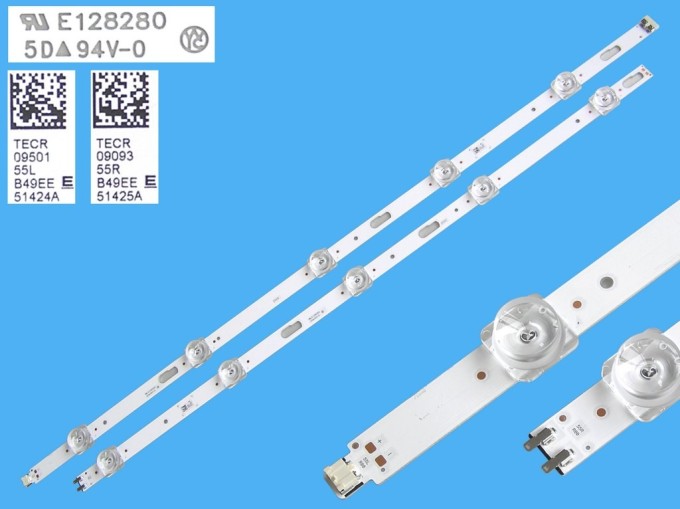 Sada LED podsvícení pro LCD TV Samsung 55" BN96-50324A a BN96-50325A 1080mm